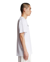 White Cotton Logo T-Shirt | PDP | Antonia