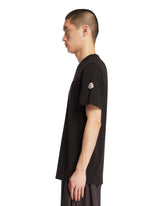 Black Cotton Logo T-Shirt | PDP | Antonia