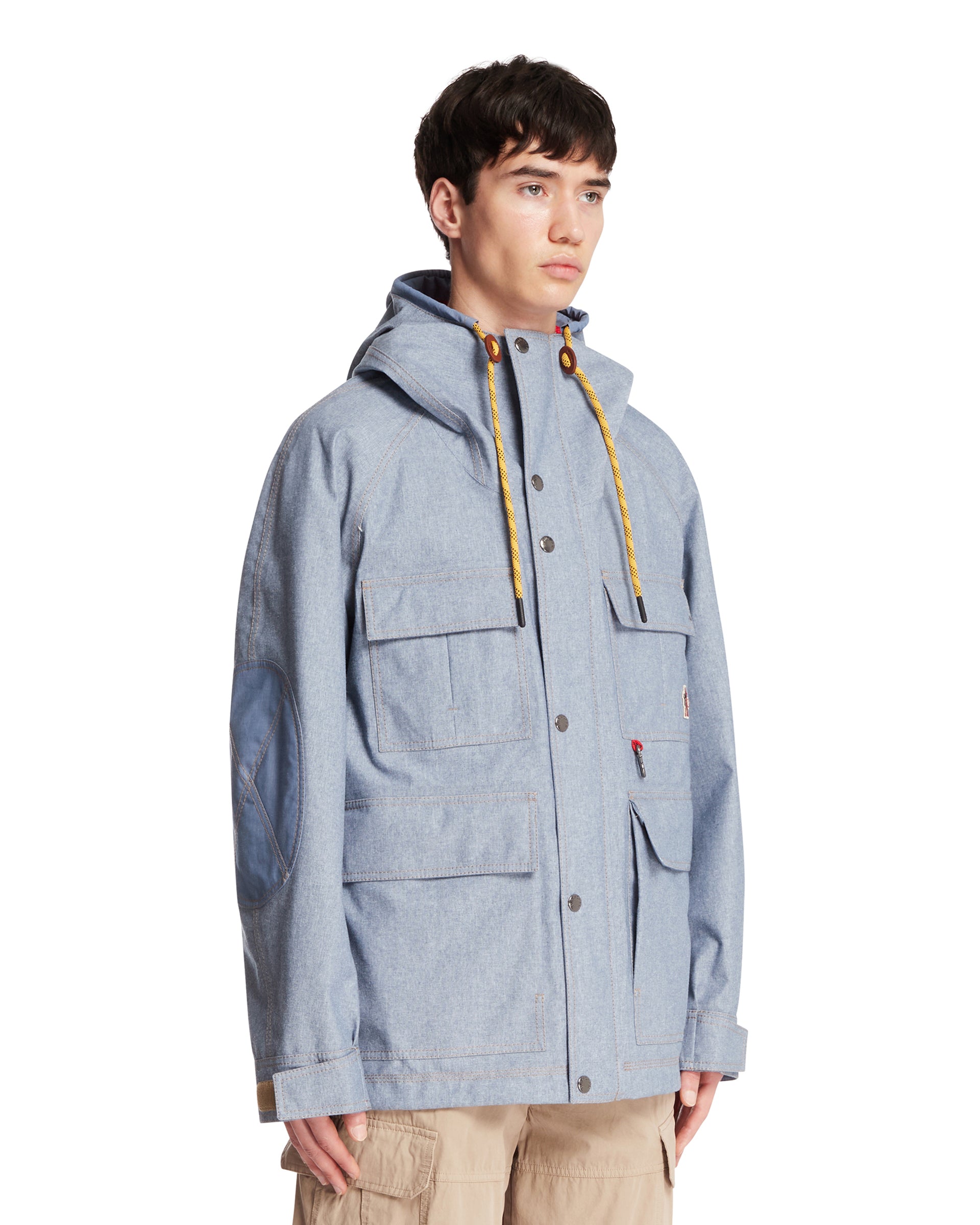 Light Blue Ajaccio Field Jacket | MONCLER GRENOBLE - Antonia