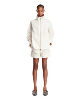 White Drawstring Shorts | PDP | Antonia