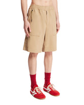 Beige Froisse Shorts | PDP | Antonia