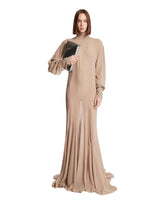 Beige Sheer High-Neck Dress | All | Antonia