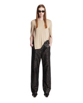 Beige Cascade Jersey Top | PDP | Antonia