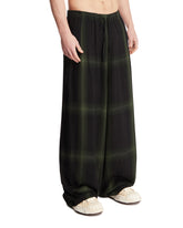 Black Oversize Checkered Pants | PDP | Antonia