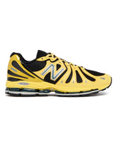 Black and Yellow Abzorb 1890 Sneakers | PDP | Antonia