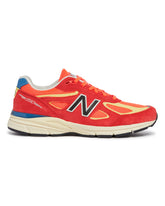 Orange 990v4 Sneakers | PDP | Antonia