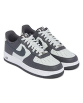 White and Gray Air Force 1 Sneakers | PDP | Antonia