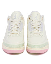 White Jordan Air 3 Spring Sneakers | PDP | Antonia
