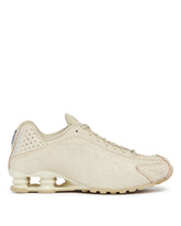 Natural Beige Shox R4 QS Sneakers | PDP | Antonia