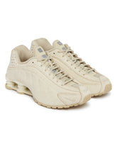 Natural Beige Shox R4 QS Sneakers | PDP | Antonia