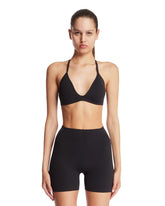 NikeSKIMS Black Studio Stretch Triangle Top | PDP | Antonia