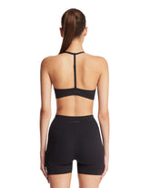 NikeSKIMS Black Studio Stretch Triangle Top | PDP | Antonia