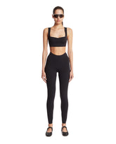 NikeSKIMS Black Studio Stretch Square-Neck Top | PDP | Antonia