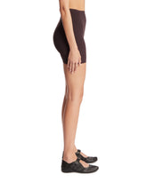 NikeSKIMS Brown Studio Stretch Shorts | PDP | Antonia