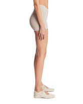 NikeSKIMS Beige Studio Stretch Shorts | PDP | Antonia