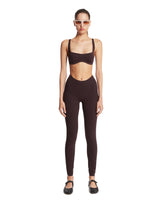 NikeSKIMS Brown Studio Stretch Leggings | PDP | Antonia