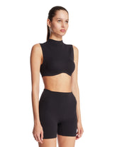 NikeSKIMS Black Studio Stretch Mock-Neck Top | PDP | Antonia