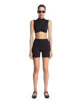 NikeSKIMS Black Studio Stretch Mock-Neck Top | PDP | Antonia