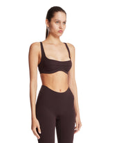 NikeSKIMS Micro Bra Studio Stretch Marrone | PDP | Antonia