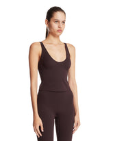 NikeSKIMS Top Studio Stretch Marrone | PDP | Antonia