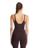 NikeSKIMS Top Studio Stretch Marrone | PDP | Antonia