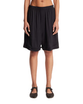 NikeSKIMS Black Airy Relaxed Shorts | PDP | Antonia