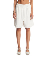NikeSKIMS White Airy Relaxed Shorts | PDP | Antonia