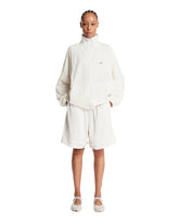 NikeSKIMS White Airy Relaxed Shorts | PDP | Antonia
