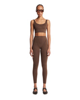 NikeSKIMS Brown Longline Top | PDP | Antonia