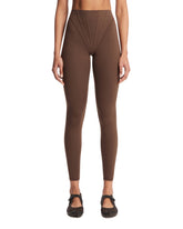 NikeSKIMS Brown High-Waisted Leggings | PDP | Antonia