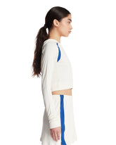 White Zip-Up Hoodie | PDP | Antonia