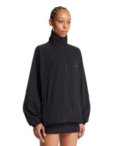NikeSKIMS Black Oversized Nylon Jacket | PDP | Antonia