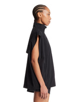 NikeSKIMS Oversized Black Stretch Nylon Vest | PDP | Antonia