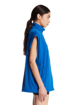 NikeSKIMS Blue Oversized Stretch Nylon Vest | PDP | Antonia
