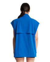 NikeSKIMS Blue Oversized Stretch Nylon Vest | PDP | Antonia