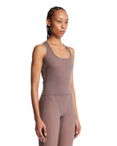 NikeSKIMS Brown Racer Top | PDP | Antonia
