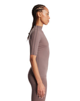 NikeSKIMS Brown Mock Neck Top | PDP | Antonia