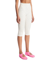 NikeSKIMS White Floral Cropped High-Waisted Leggings | PDP | Antonia