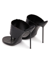 Black Lidia Thong Mules | PDP | Antonia