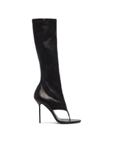 Black Lidia Thong Boots | PDP | Antonia