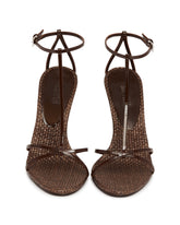 Brown T-Strap Sandals | PDP | Antonia