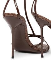 Brown T-Strap Sandals | PDP | Antonia
