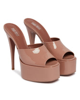 Beige Marina Platform Mules | PDP | Antonia