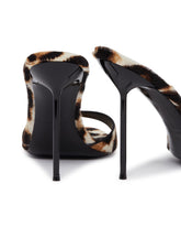 Beige Lidia Animalier Mules | PDP | Antonia