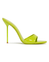 Green Leather Lidia Mules | PDP | Antonia