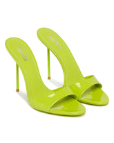 Green Leather Lidia Mules | PDP | Antonia