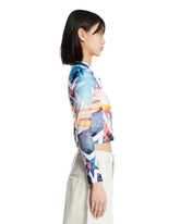 Multicolor Zip-Up Sport Top | PDP | Antonia