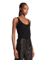 Black Viscose Top | PDP | Antonia