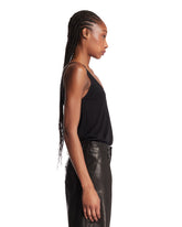 Black Viscose Top | PDP | Antonia