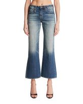 Blue Joan Cropped Flare Jeans | PDP | Antonia